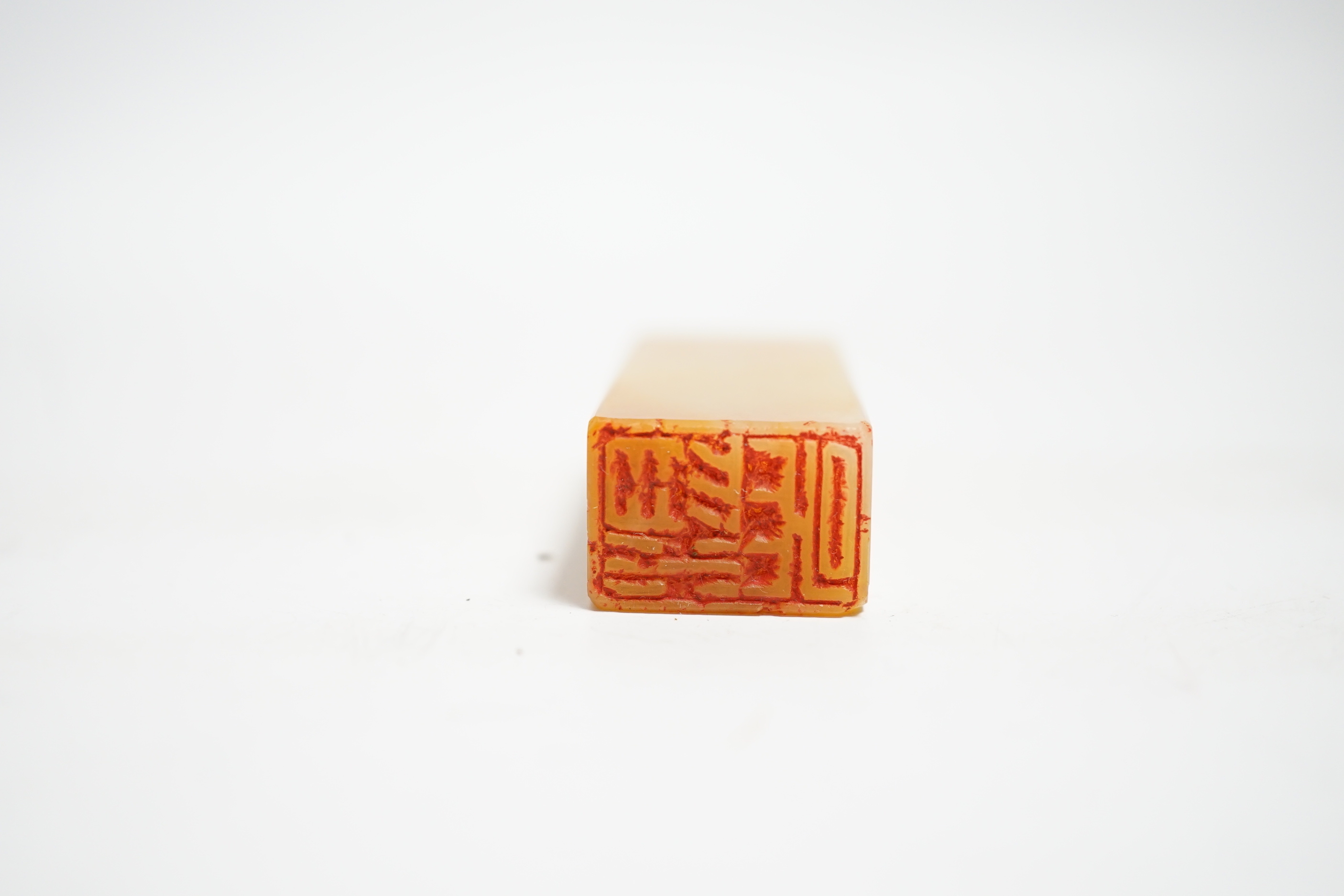 A Chinese seal, inscribed 'Cangshi' 1881, 4.5cm